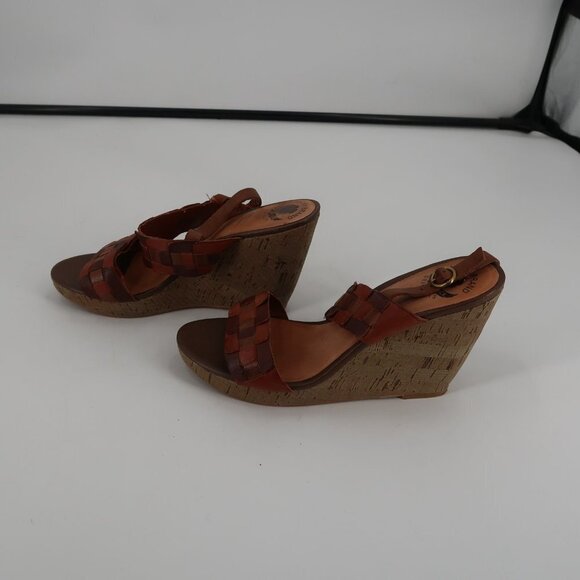 Lucky Brand Women's Carmel Weave Style Details Wedge Size 10 - Picture 7 of 11